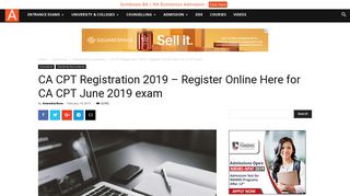
                            5. CA CPT Registration 2019 – Register Online Here for CA ...