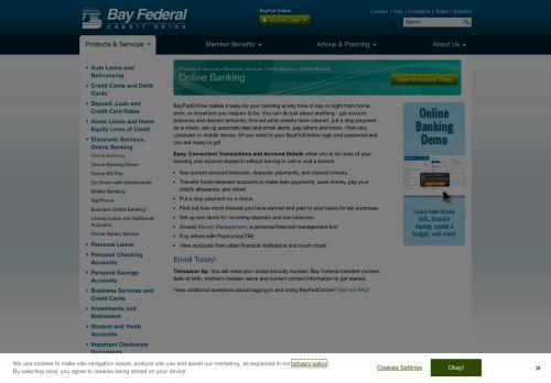 
                            4. CA Credit Union Online Banking Services | Bay Federal Credit Union