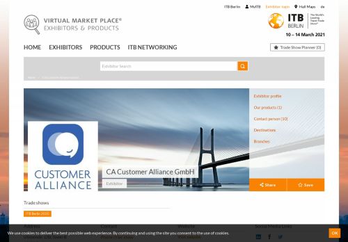 
                            11. CA Customer Alliance GmbH: ITB Berlin - Exhibitor