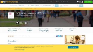 
                            7. Ca' Foscari University of Venice | Undergraduate | Top Universities