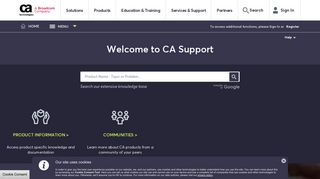
                            1. CA Support Online - CA Technologies