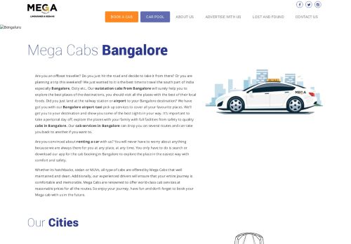 
                            13. Cab Services in Bangalore | Online Airport Taxi Booking | Outstation ...