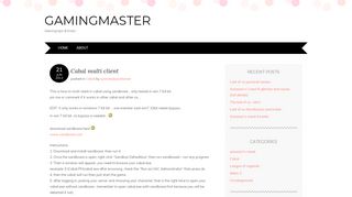 
                            3. Cabal multi client | GamingMaster
