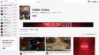 
                            11. CABAL Online - Twitch