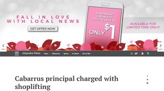 
                            10. Cabarrus principal charged with shoplifting | News ...