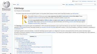 
                            12. Cabcharge - Wikipedia