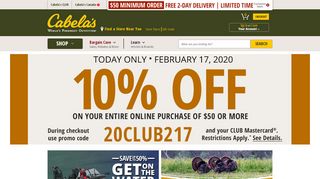 
                            13. Cabela's Official Website - Hunting, Fishing, Camping, Shooting ...
