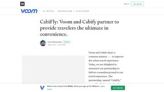 
                            8. CabiFly: Voom and Cabify partner to provide travelers the ultimate in ...