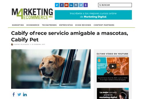 
                            12. Cabify ofrece servicio amigable a mascotas, Cabify Pet | Marketing 4 ...
