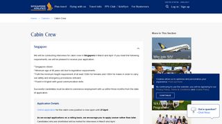 
                            12. Cabin Crew - Singapore Airlines