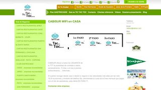 
                            2. CABISUR WIFI en CASA - La Agencia Tic Tac Toc