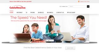 
                            7. CableAmerica: Internet, TV and Phone Solutions for Home and Business