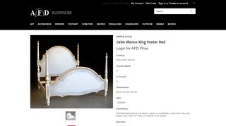 
                            8. Cabo Blanco King Poster Bed - AFD Home
