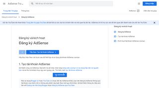 
                            6. Cách đăng ký AdSense - AdSense Trợ giúp - Google Support