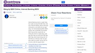 
                            7. Cách đăng ký Internet Banking BIDV - Quantrimang.com