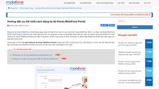 
                            8. Cách đăng ký tài khoản Mobifone Portal cụ thể nhất