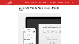 
                            10. Cách đăng nhập ID Apple trên các thiết bị mới Tin Tức ShopDunk