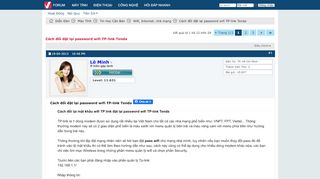 
                            4. Cách đổi đặt lại password wifi TP-link Tenda - Vforum.vn