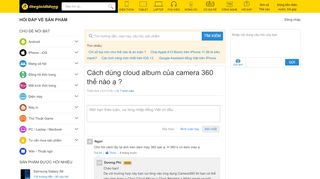 
                            2. Cách dùng cloud album của camera 360 thế nào ạ - Thegioididong.com