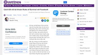 
                            6. Cách kết nối tài khoản Rules of Survival với Facebook - Quantrimang ...