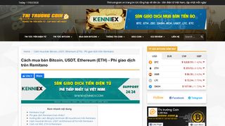 
                            8. Cách mua bán Bitcoin, USDT, Ethereum (ETH) - Phí giao dịch trên ...