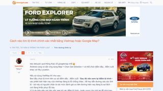 
                            11. Cách nào tìm lộ trình chính xác nhất bằng Vietmap hoặc Google Map ...