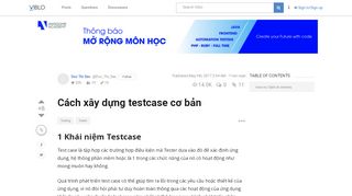 
                            2. Cách xây dựng testcase cơ bản - Viblo