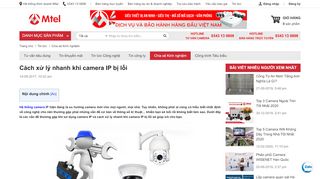 
                            5. Cách xử lý nhanh khi camera IP bị lỗi - Mtel.vn