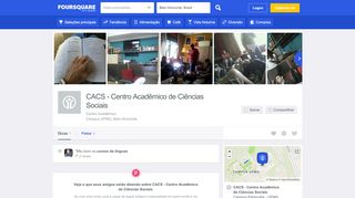
                            13. CACS - Centro Acadêmico de Ciências Sociais - Foursquare