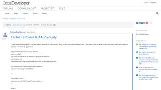 
                            4. Cactus Testcases & JAAS Security |JBoss Developer