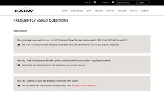 
                            12. CADA 360 FAQ-FAQ CADA 360