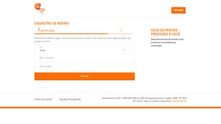 
                            2. Cadastrar-se - Oi WiFi