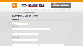 
                            13. Cadastrar senha de acesso | Up Brasil - Policard