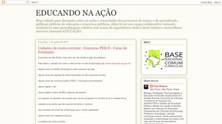 
                            5. Cadastro de conta corrente - Concurso PEB II - educando na ação