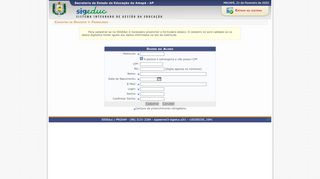 
                            6. Cadastro de Discente > Formulário - SIGEduc - SIGEduc - Sistema ...