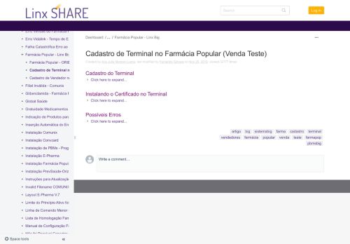 
                            5. Cadastro de Terminal no Farmácia Popular (venda teste) - Farma ...