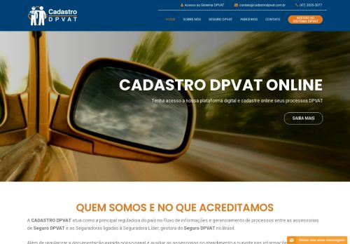 
                            8. Cadastro DPVAT maior reguladora de processos de seguros do Brasil