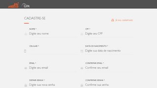 
                            3. Cadastro - Login - Multibenefícios GPA