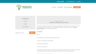 
                            8. Cadastro no ambiente virtual Avaced – Iniciativa Educação, Pobreza e ...