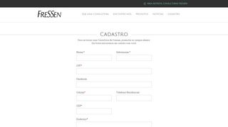 
                            5. Cadastro Nova Consultora | Fressen Joias – Porto Alegre