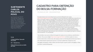 
                            10. CADASTRO PARA OBTENÇÃO DO BOLSA-FORMAÇÃO ...