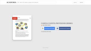 
                            8. CADENA CLIENTE-PROVEEDOR (BIMBO) | Juan Carlos Garcia ...