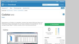 
                            8. Cadstar | heise Download