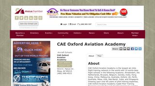 
                            7. CAE Oxford Aviation Academy | Aircraft Schools - Mesa Chamber of ...