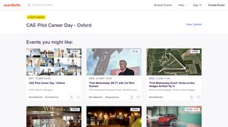 
                            9. CAE Pilot Career Day - Oxford Tickets, Sat 8 Sep 2018 at 09:00 ...