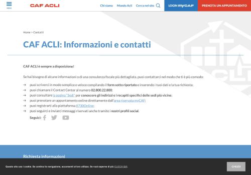 
                            1. CAF ACLI informazioni: contattaci!