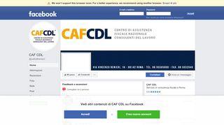 
                            8. CAF CDL - Home | Facebook