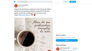 
                            13. Café 3 Corações on Twitter: 