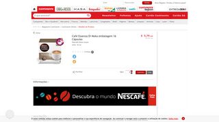 
                            12. Café Essenza Di Moka embalagem 16 Cápsulas - Nescafé Dolce ...