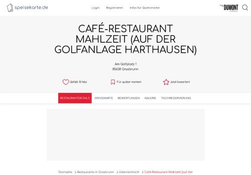 
                            11. Café-Restaurant Mahlzeit (auf der Golfanlage Harthausen) in ...